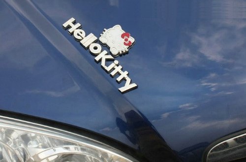 Hello Kitty Metal 3D Auto Car Emblem