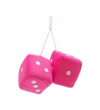 pink fuzzy dice