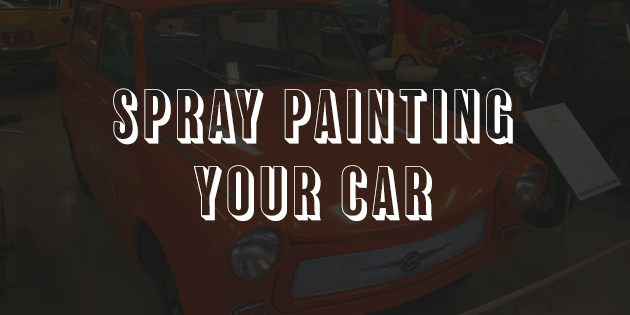 how to spray paint a car